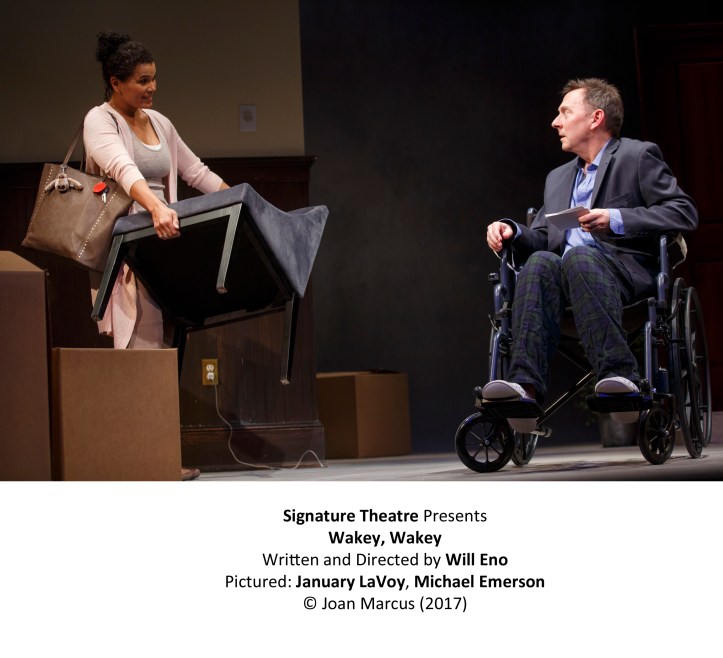 Wakey Wakey Signature Theatre Written and Directed by Wil Eno