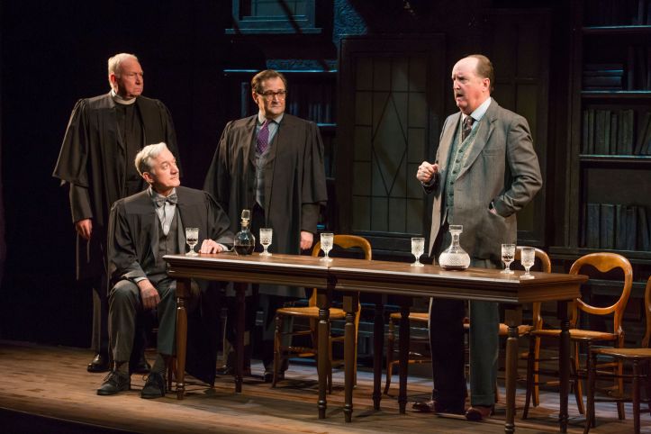 SLDan Kremer, Sean Gormley, Daryll Heysham, and John C. Vennema in Fellowship for Performing Arts' SHADOWLANDS at the Acorn Theatre at Theatre Row. - photo by Jeremy Daniel,_preview
