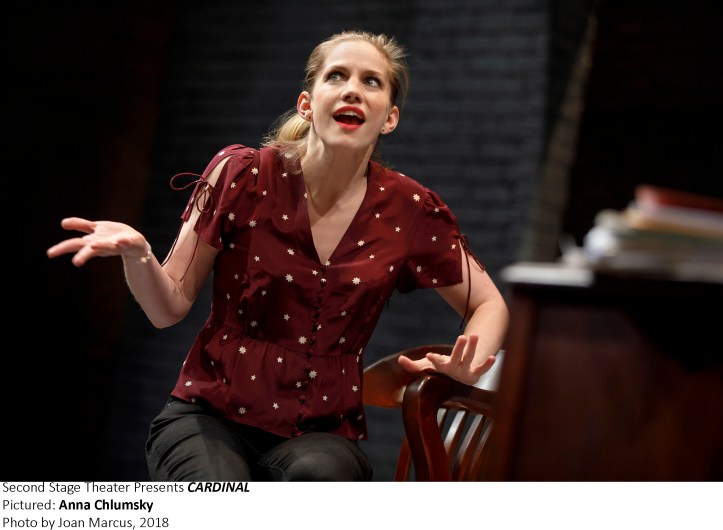 Second Stage Theater Cardinal By  Greg Pierce Directed By Whorlsky Cast Beck Ann Baker Anna Chlumsky Alex Hurt Adam Pally Stephen Park Eugene Young