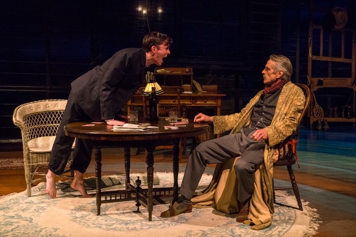 Set and costume design by Rob HowellLighting design by Peter Mumford Sound design by John Leonard