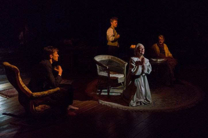 Set and costume design by Rob HowellLighting design by Peter Mumford Sound design by John Leonard