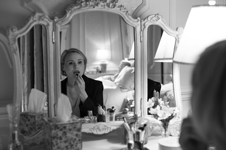 Alison Pill, Glenda Jackson in Three Tall Women at the Golden Theatre.