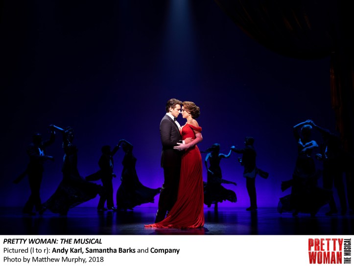Andy Karl, Samantha Barks and Company in PRETTY WOMAN THE MUSICAL, Photo by Matthew Murphy, 2018