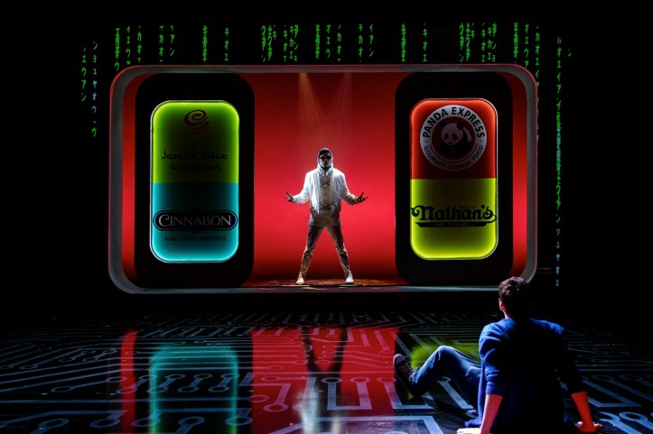 14+Jason+Tam+and+Will+Roland+in+BE+MORE+CHILL.+photo+by+MARIA+BARANOVA