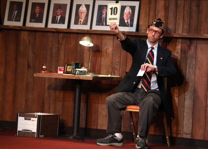 Mike Iveson in WHAT THE CONSTITUTION MEANS TO ME at New York Theatre Workshop, Photo by Joan Marcus