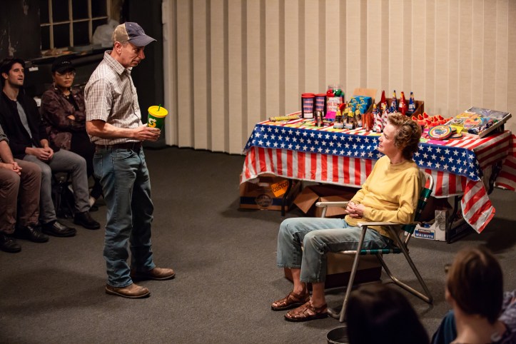 Arnie Burton and Kristin Griffith in LEWISTON, part of LEWISTON _ CLARKSTON at Rattlestick Playwrights Theater - Photo by Jeremy Daniel