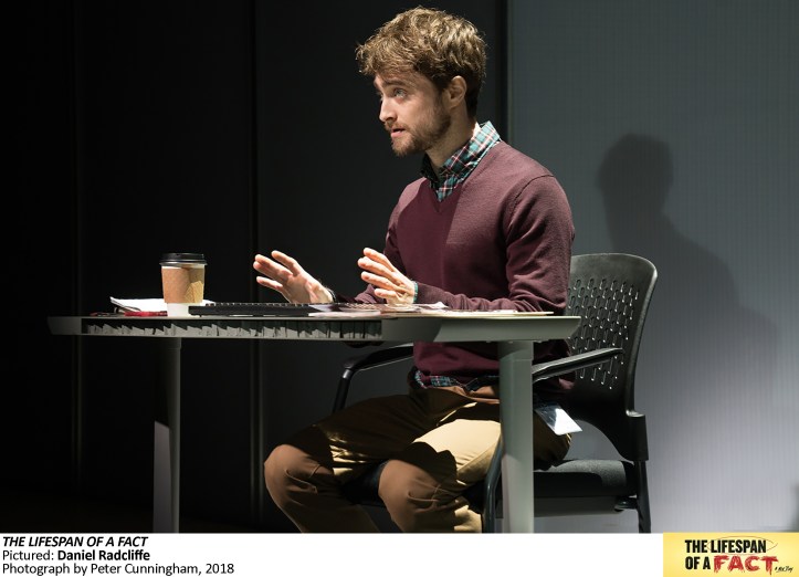 6895 The Lifespan of a Fact, Pictured, Daniel Radcliffe, Photograph by Peter Cunningham, 2018