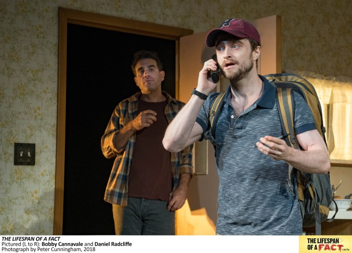 7013b The Lifespan of a Fact, Pictured L to R, Bobby Cannavale and Daniel Radcliffe, Photograph by Peter Cunningham, 2018