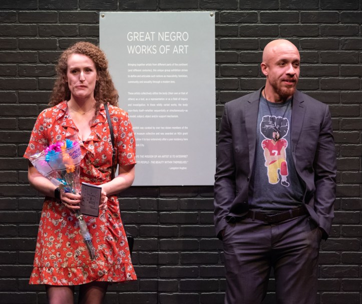 keilyn durrell john and brenda meaney in great negro works of art directed by john pierson. photo by russ (