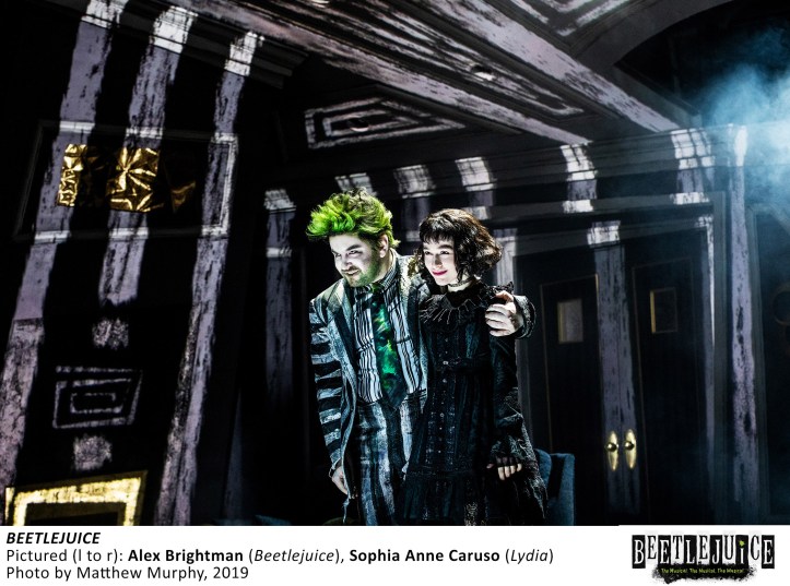 [15856]_ALEX BRIGHTMAN and SOPHIA ANNE CARUSO in BEETLEJUICE, Photo by Matthew Murphy, 2019