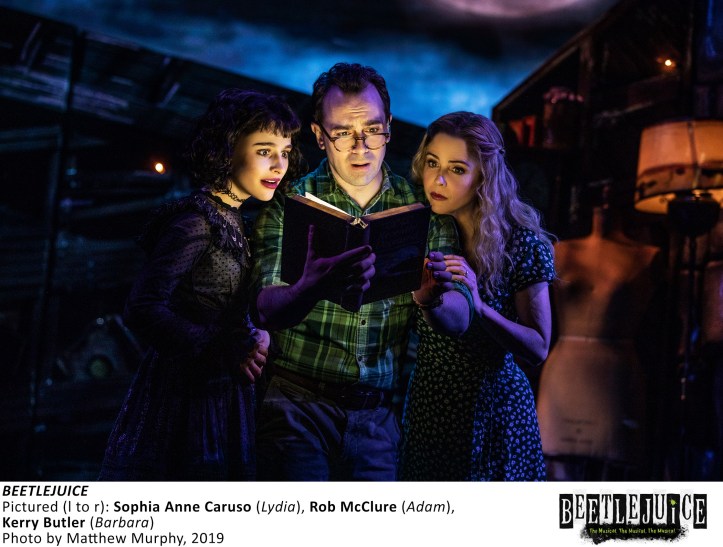 [2467]_SOPHIA ANNE CARUSO, ROB McCLURE, KERRY BUTLER in BEETLEJUICE, Photo by Matthew Murphy, 2019