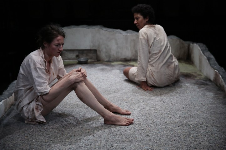 Renata Friedman and Sarah Nina Hayon in the World Premiere production of NO ONE IS FORGOTTEN - Photo by Paula Court (3)