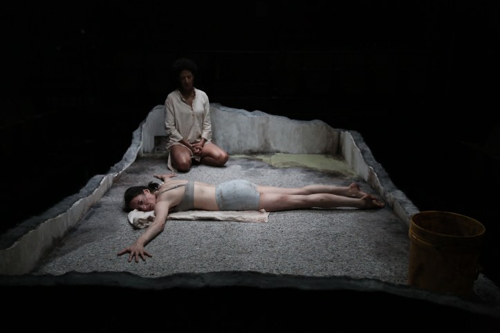 Renata Friedman and Sarah Nina Hayon in the World Premiere production of NO ONE IS FORGOTTEN - Photo by Paula Court (5)