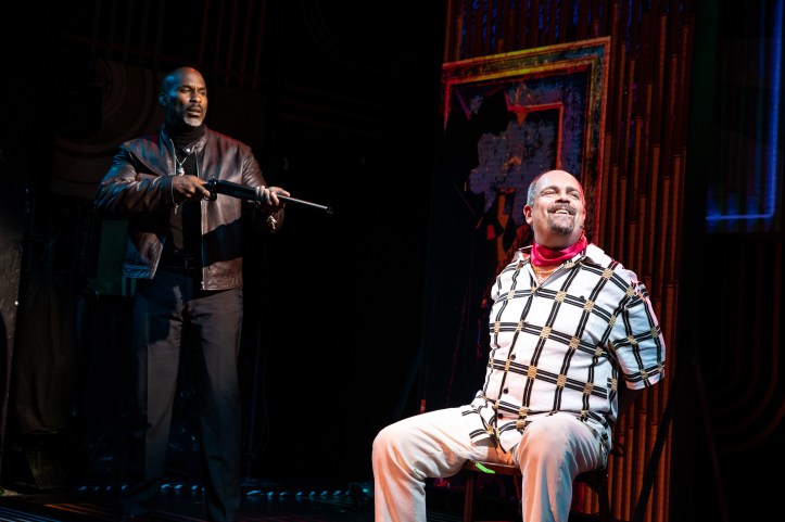 17 - Alan H. Green &amp; Brad Oscar in Broadway Bounty Hunter (c) Matthew Murphy.