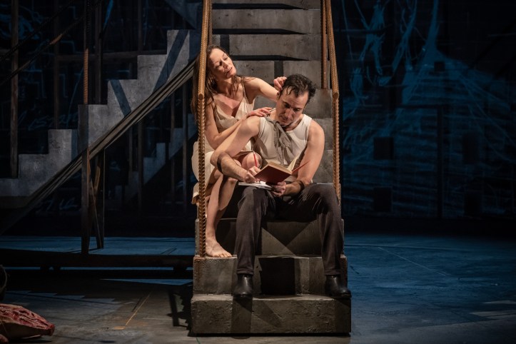 Catherine McCormack, Ben Turner in My Brilliant Friend Part 1. Image by Marc Brenner