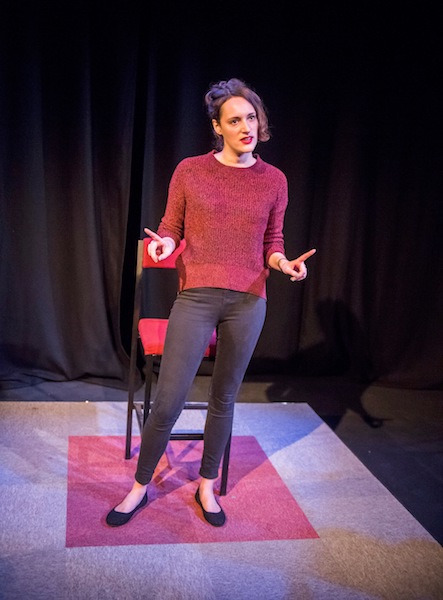 Phoebe Waller-Bridge in Fleabag by Phoebe Waller-Bridge @ Soho Theatre. Directed by Vicky Jones.(Opening 7-12-16) ©Tristram Kenton 12/16 (3 Raveley Street, LONDON NW5 2HX TEL 0207 267 5550 Mob 07973 617 355)email: tristram@tristramkenton.com